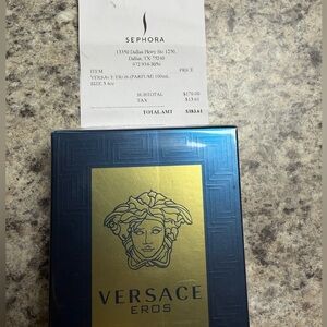 Versace Eros Parfum with Gold and Black Design